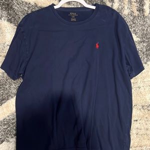 Navy polo Large shirt.
